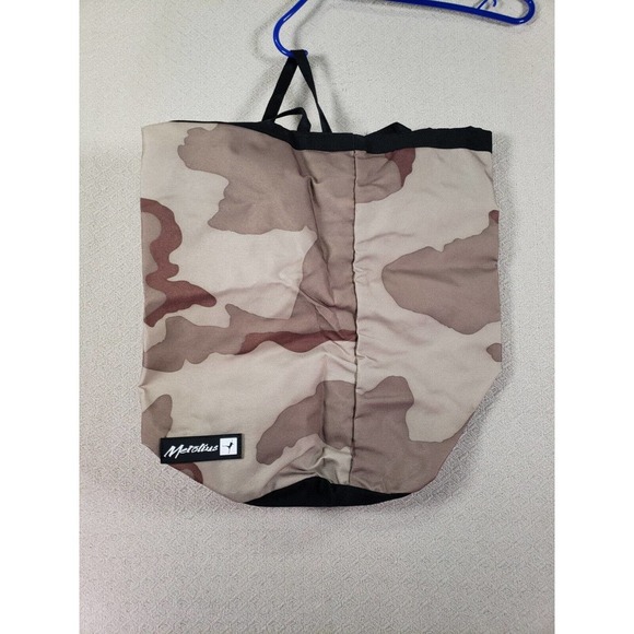 Metolius Bucket Bag Large Brown Nylon Camouflages Top Handle Zip Around - Picture 5 of 9